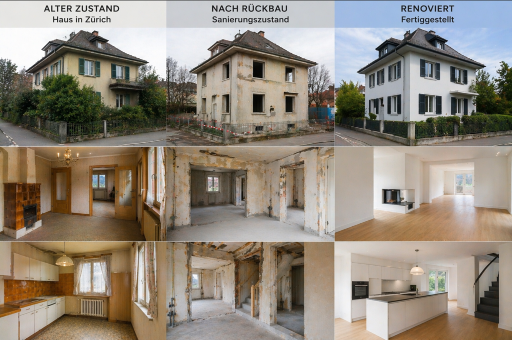 Haus Rückbau / Sanierung / Renoviert